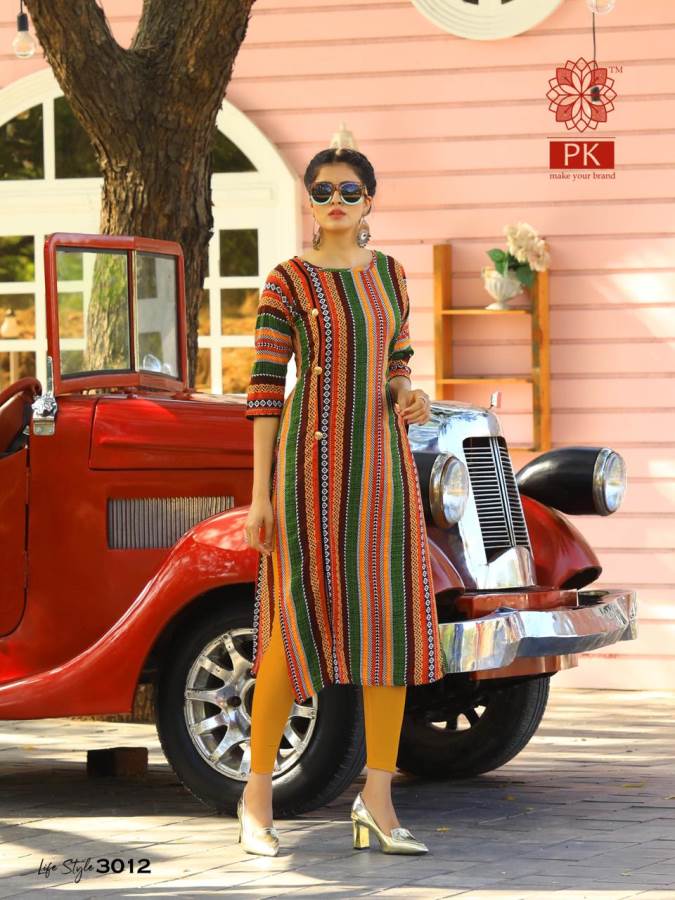 Aradhna Lifestyle 3 Heavy Rayon Casual Wear Kurti Collection